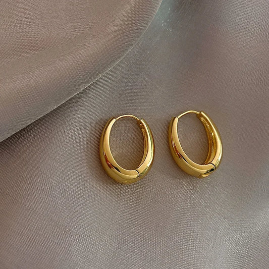 Emira Gold Hoop Earrings