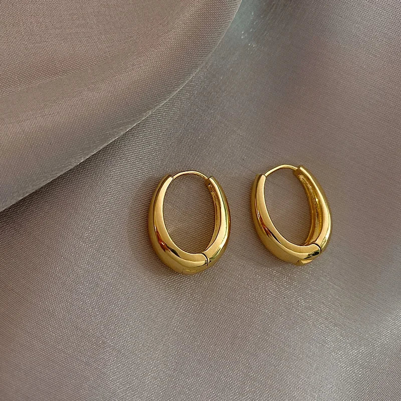 Emira Gold Hoop Earrings
