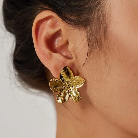 Mohra Plum Blossom Flower Earrings
